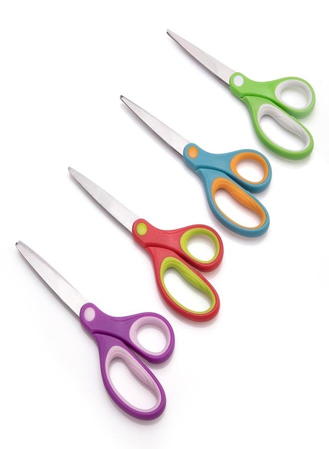 Galadim 7" Student Scissors Set of 36-pack with Class-pack Caddy Organizer by Galadim, Rounded-tip, Kids Scissors Ages 8-10 8-12 8-16 for School Classroom Crafting Project, DIY, Arts GD-075-R36 - Image 4